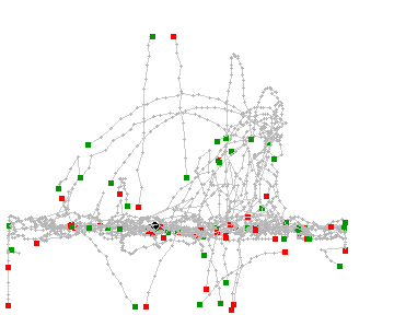 Basketball: trajectories from camera 1